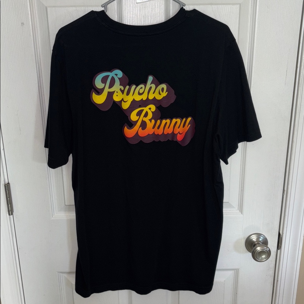 Psycho Bunny Black Crew Neck Tee - Picture 2 of 4